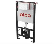 Alca 0.98cm Pre-Wall Frame & Cistern, Front Actuator, (125mm Deep) WRAS Air Gap