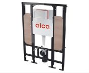 Alca 1.12m Pre-Wall Frame & Cistern, Reduced Mobility, Front Actuator, 125 to 200mm Max. Depth