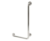 AWS Regent 400x800mm SS L Shaped Grab Rail, RH - MPF
