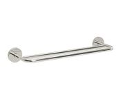 AWS Regent 600mm Stainless Steel Double Towel Rail - Mirror Polish Finish