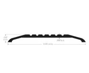 AWS Grooved High Flat AL Door Threshold 127 W x 12.7 H - Choice of Length 914 to 3048mm