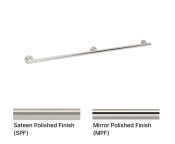 AWS Oxford 1500 mm Straight Grab Rail with 3 Fixing Points - Choice of Finish