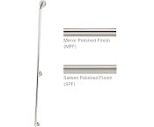 AWS Regent 1750 mm Straight Grab Rail with 3 Fixings - Choice of Colour