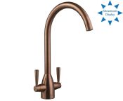 Deva Carlow Mono Sink Mixer - Copper Finish