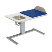 Granberg Baby Changing Table 332, Height ADJ, Border Height 200mm - Sink Left, Mattress - 1400x800mm