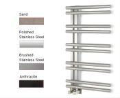 Diffusion Standon Side Loading Towel Rail 1000x500mm, Inc. Valves - Choice of Colour