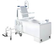 Renaissance Excel 600 Height Adjustable Bath, Powered Swing Detachable Transporter Seat, Hoist Panels - Choice of Size & Waste