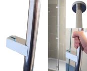 Opulence Stainless Steel Grab Pole, Smooth, 32mm Dia. x 2500mm Length