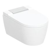Geberit AquaClean Sela WC Complete Solution, Wall-hung WC - Gloss Chrome-plated