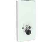 Geberit Monolith for Wall-hung WC, 101 cm, Front: Mint Glass, Sides: ALU