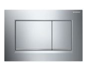 Geberit Sigma30 Flush Plate for Dual Flush, Gloss chrome-plated