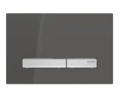 Geberit Sigma50 Flush Plate for Dual Flush, Chrome-plated & Black