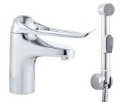 FM Mattsson 9000E Basin Mixer with Hand Shower