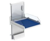 Granberg Baby Changing Table 334, Height ADJ, Border Height 50mm & Mattress - 800x965mm