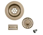 Granberg Basket Waste Set for Single Bowl Sink – PVD Bronze