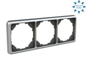 Granberg Three Button Compartment Frame, for ALU-design Control Buttons & Switches