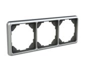 Granberg Three Button Compartment Frame, for ALU-design Control Buttons & Switches