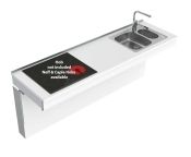 Granberg Wall Mounted Manual Combi Kitchen Module - ES20S4 - Right, Choice of Widths 2190 / 2390mm