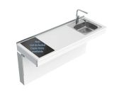 Granberg Wall Mounted Manual Mini Kitchen Module 6380-ES11S2 - Right, Choice of Widths 1190-1790mm