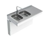 Granberg Wall Mounted Manual Sink Module 6380-ESH - Left, Choice of Widths 1190-1590mm