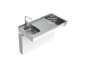 Granberg Wall Mounted Motorised Mini Kitchen Module 6300-ESFS - Left, Choice of Widths 990-1190mm