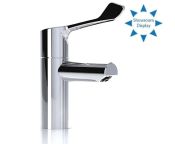 Inta Intatherm Safe Touch TMV3 Thermostatic Washbasin Mixer Tap, 140mm Lever & Copper Tails (TP6)