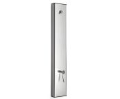 Inta Stainless Steel Shower Panel w/ Thermostatic Sequential Control & Vandal Resistant Shower Head