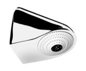Inta Vandal-Resistant Mini Shower Head with Concealed Inlet