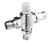 Inta Intamix Pro 1" TMV Screwed Male Iron with Check Valves & Filters