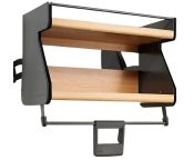 Kessebohmer iMove Pull-down Shelves, 500mm Wall CAB 2 Tier - Anthracite/Oak