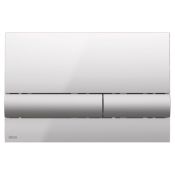 Alca Flush Plate Basic, Pre-Wall Installation Systems - Chrome Polished/Matt