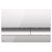 Alca Flush Plate Basic, Pre-Wall Installation Systems - Chrome Polished