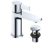 Methven Avoca Cold Start Basin Mixer & Press Top Waste - Chrome Finish