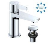 Methven Avoca Cold Start Basin Mixer & Press Top Waste - Chrome Finish