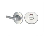 New-Star 60mm Bar Thumb Turn & Release for a Disabled WC Door - Satin SS