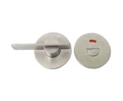 New-Star 75mm Paddle Thumb Turn & Release for a Disabled WC Door - Satin Stainless Steel