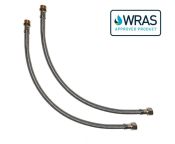 Granberg Flexible Water Hoses 2-pack, 3/8" Connection, 500 mm Length, WRAS Approved
