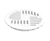 Purus Replacement Plastic Grate for Vinyl Flooring - 130mm Dia. Art Deco Design - OPT Fixings