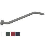 Pressalit PLUS Anglehandrail Section 762x154mm, Incl. Wall Rosette - Choice of Colour