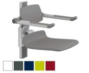 Pressalit R7434 PLUS Shower Seat 450, Manually Height ADJ - Colour Choice