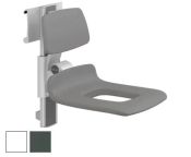 Pressalit R7455 PLUS Aperture Shower Seat 450, Manually Height & Sideways ADJ - Colour Choice