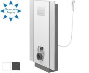 Pressalit SELECT TL2 Toilet Lifter, ELECT ADJ, Wired Hand Control, Side Profiles, Floor Outlet - Choice of Colour