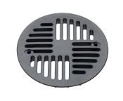 Purus 130mm Vinyl Floor Grid – Black ABS Plastic (Art Deco Design)