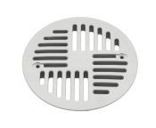 Purus 130mm Vinyl Floor Grid – Grey ABS Plastic (Art Deco Design)
