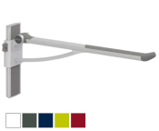 Pressalit PLUS 850mm Counterbalanced Support Arm, VERT Track (LH operated) - Colour Choice