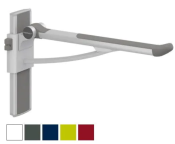Pressalit PLUS 700mm Counterbalanced Support Arm, Vertical Track (LH operated) - Colour Choice