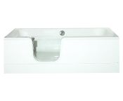 Renaissance Talis 1700x800mm LH Walk-in Easy Access Bath, Gloss White Panels - OPT Accessories