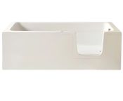 Renaissance Lenis 1700x750mm RH Walk-in Easy Access Bath, White Front Panel - OPT Accessories