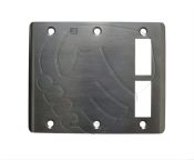 Royde & Tucker Double Offset Two Way Striking Plate 117x146mm - Brushed SS