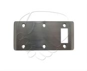 Royde & Tucker Offset Two Way Striking Plate 70x146mm - Brushed SS